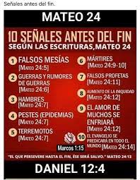 señales del fin