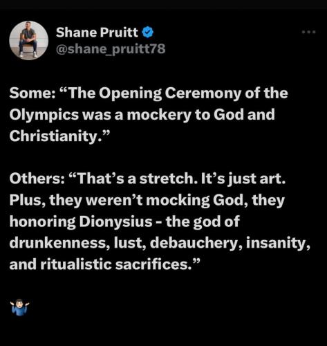 Last supper at the olimpics