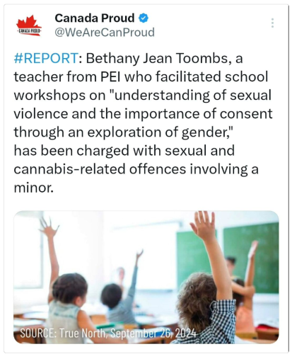 PEI Teacher charged