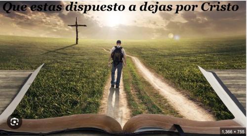 que estas dispuesto a dejar