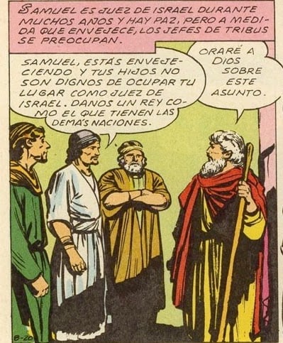 istael pide rey