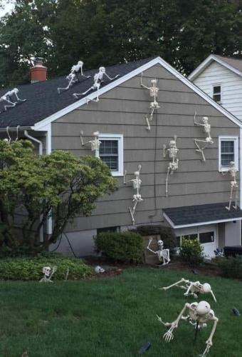 decorated house