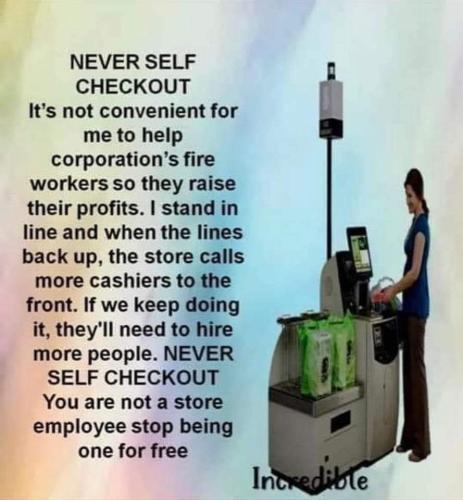 never use