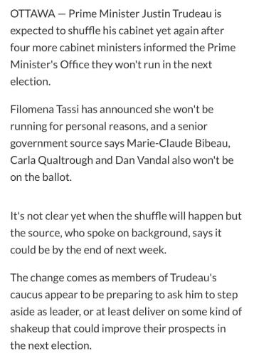 cabinet shuffle