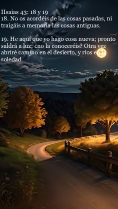 Isaias 43 18  y 19