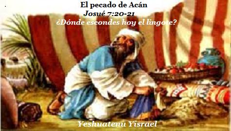 Acan y el manto babilonico