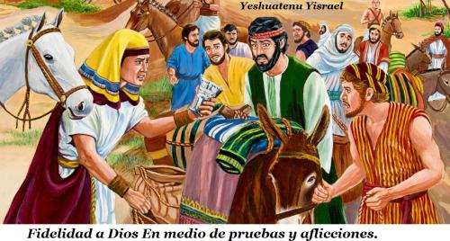 en medio de pruebas