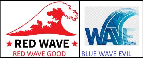 red blue wave